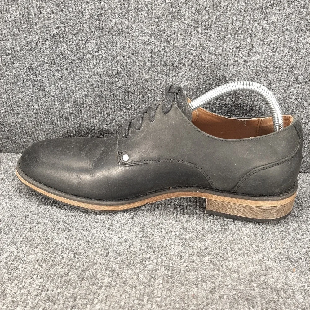 Men's Joe's Jeans Black Leather Oxfords Shoes Style Connor Size 9.5 M